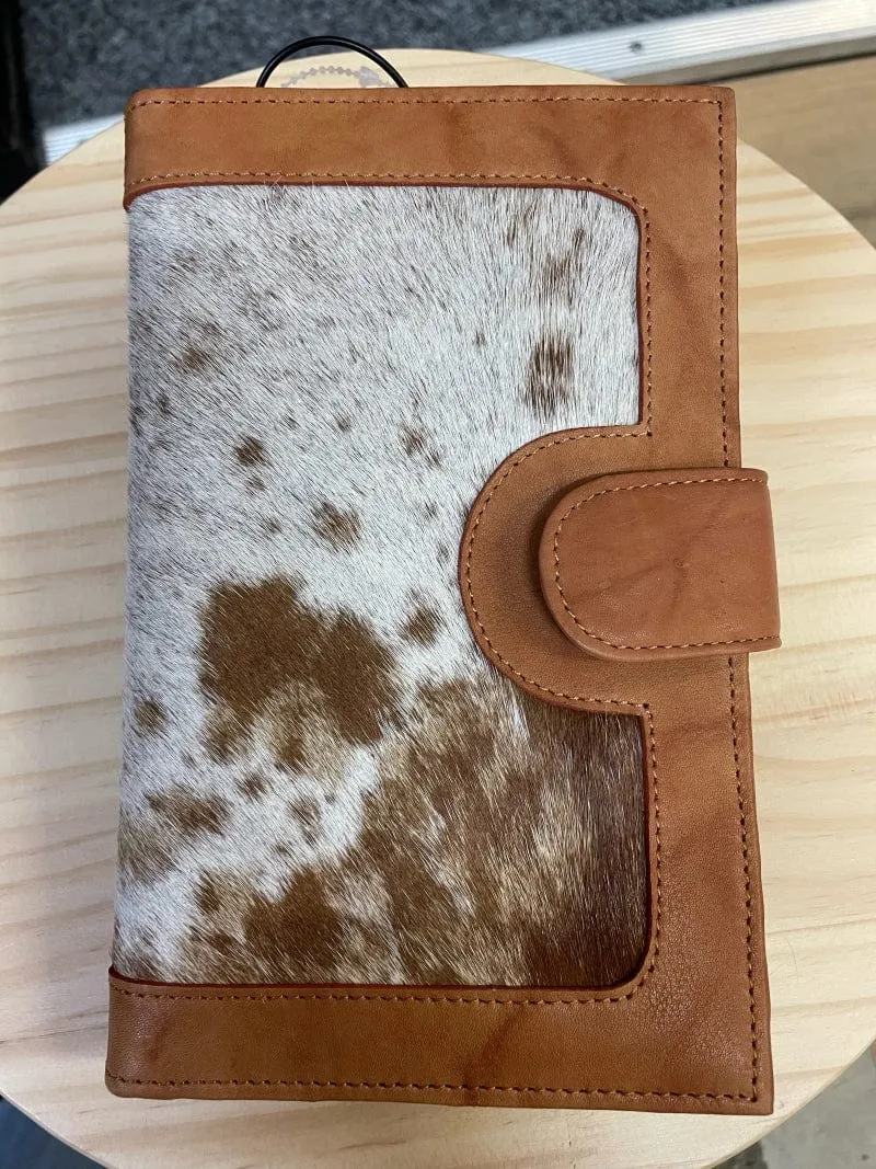 Cowhide and Leather Wallet
