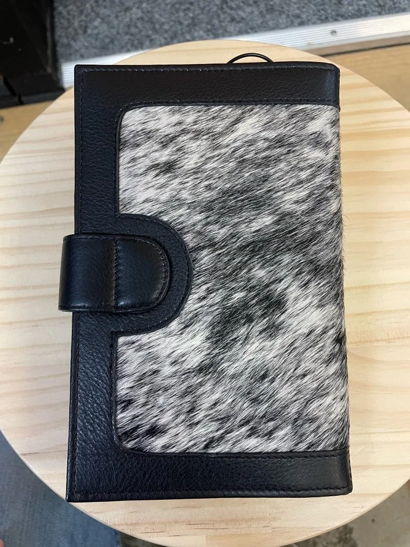 Cowhide and Leather Wallet