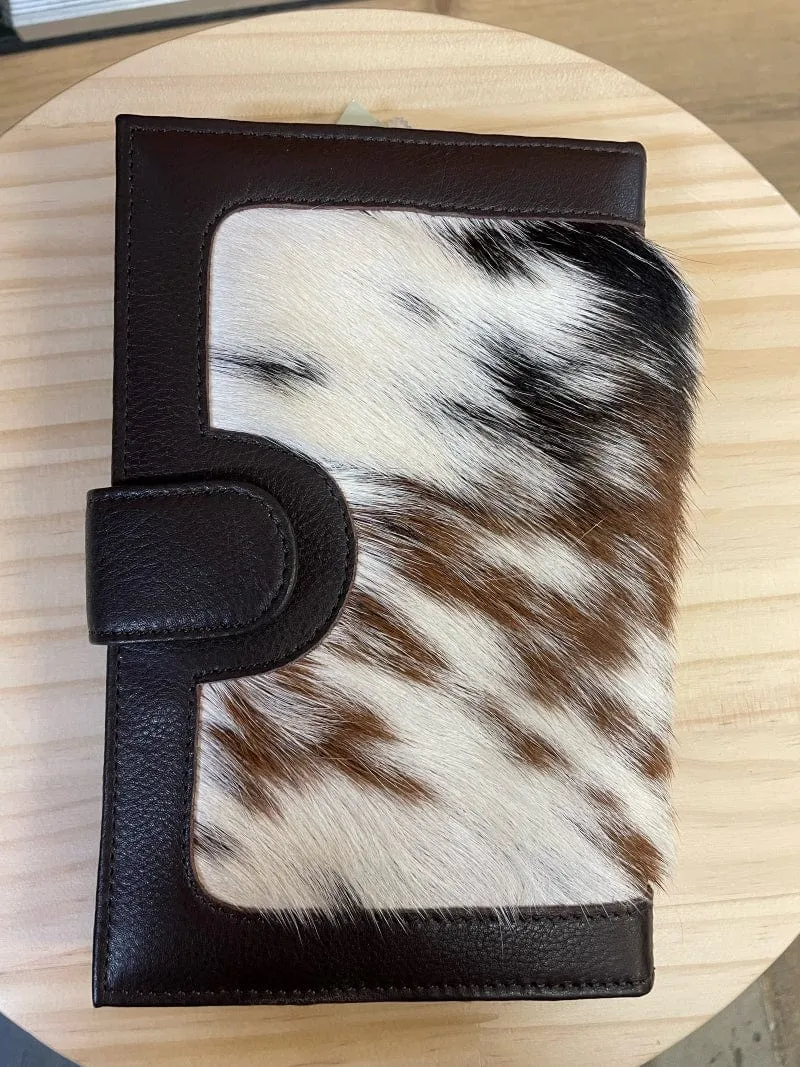 Cowhide and Leather Wallet