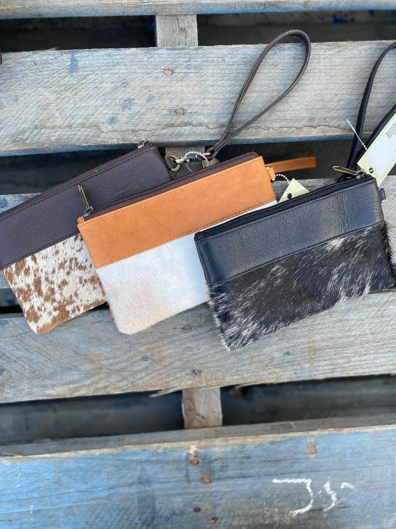 Cowhide Handy Clutch (WALES)
