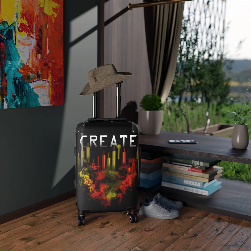 Create Smoke to Candlesticks Cabin Suitcase