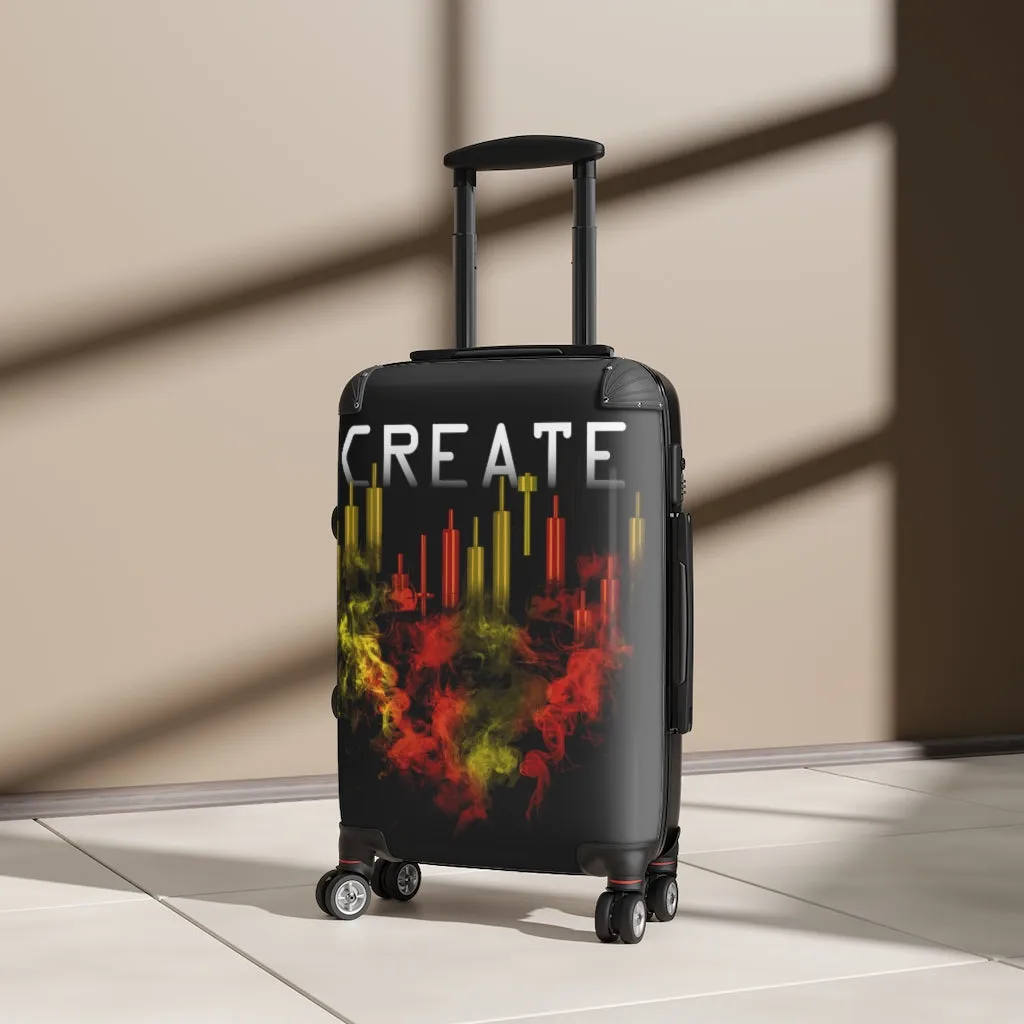 Create Smoke to Candlesticks Cabin Suitcase