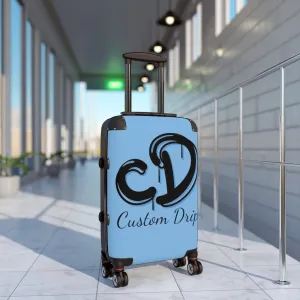 Custom Drips Blue Cabin Suitcase