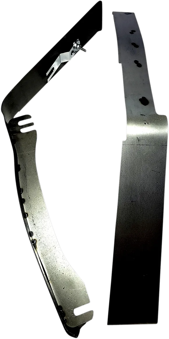 Cycle Visions CV7236 Bagger-Tail Filler Panels for Hard Bags - Black