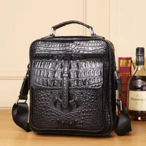 Dakar Crocodile Embossed Men's Satchel