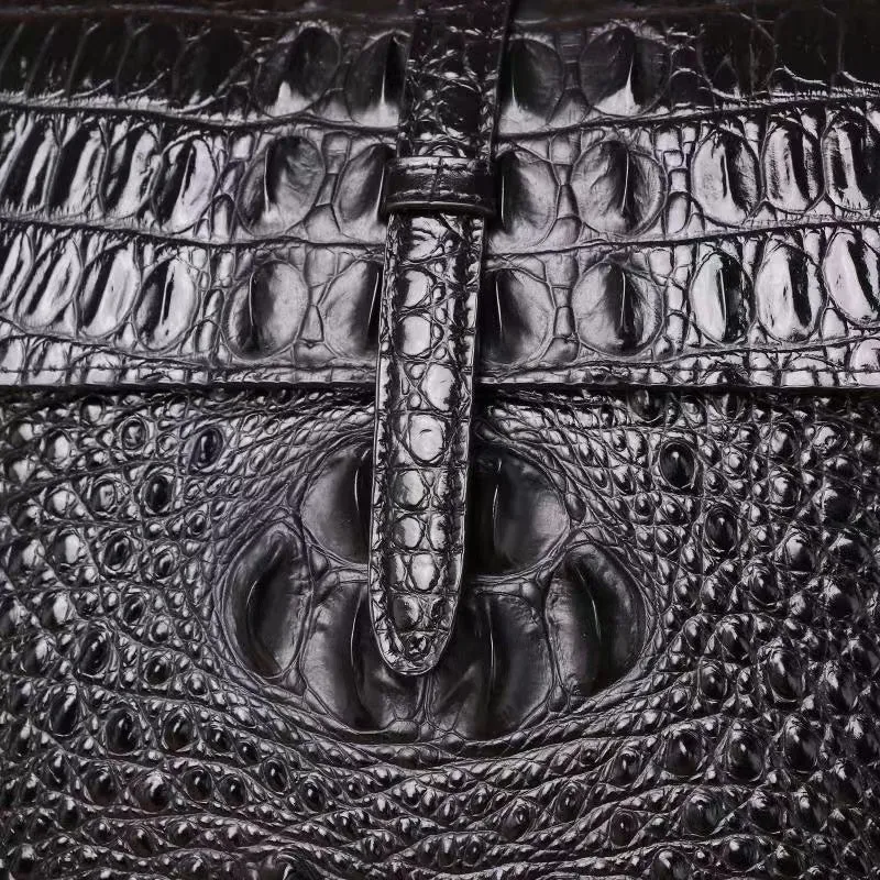 Dakar Crocodile Embossed Men's Satchel