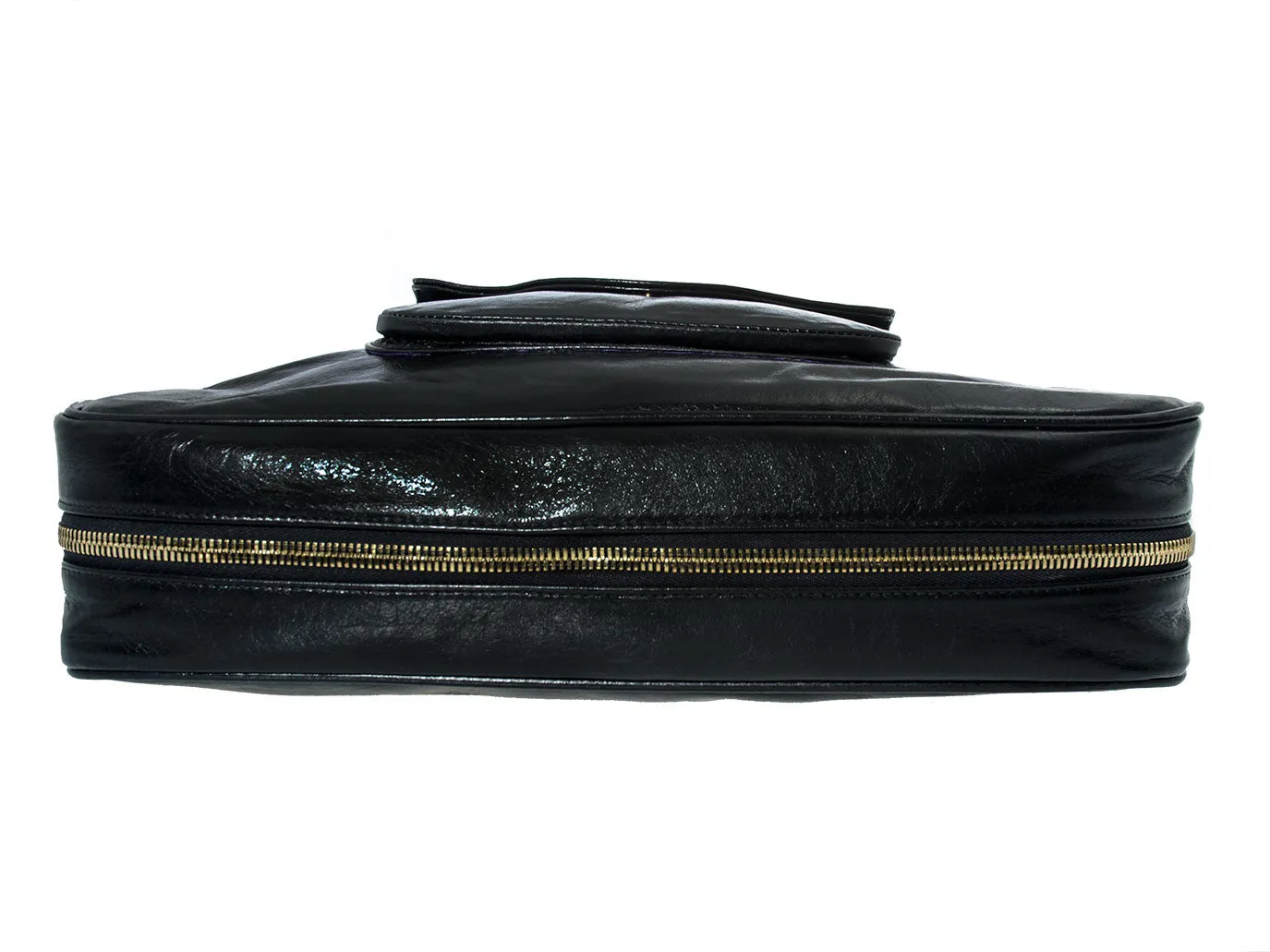 d'andrea handbags Mr. Heartthrob Satchel - Black Patent