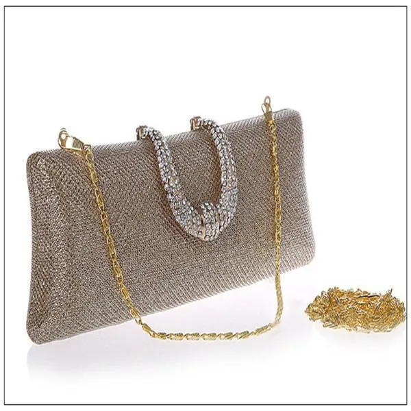 Diamond Sequined Evening Clutch