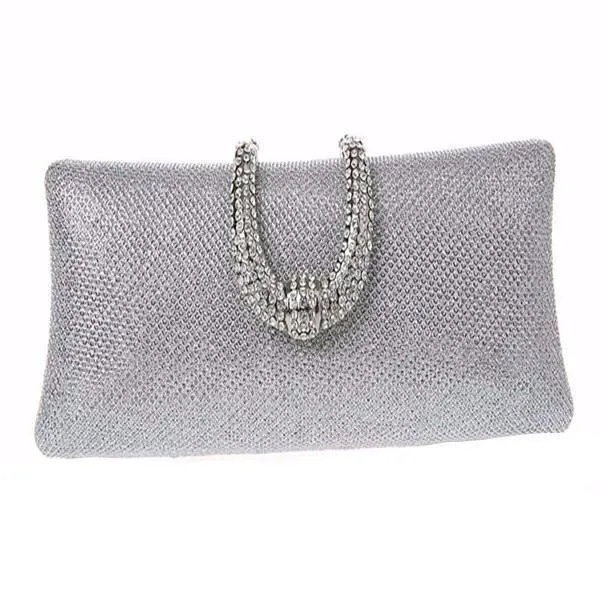 Diamond Sequined Evening Clutch