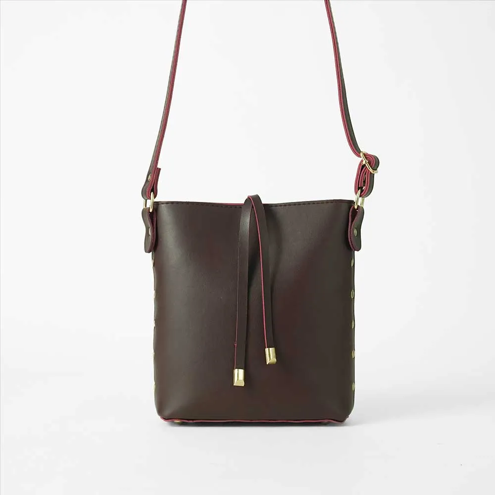 Dotted Bag Maroon (CL)