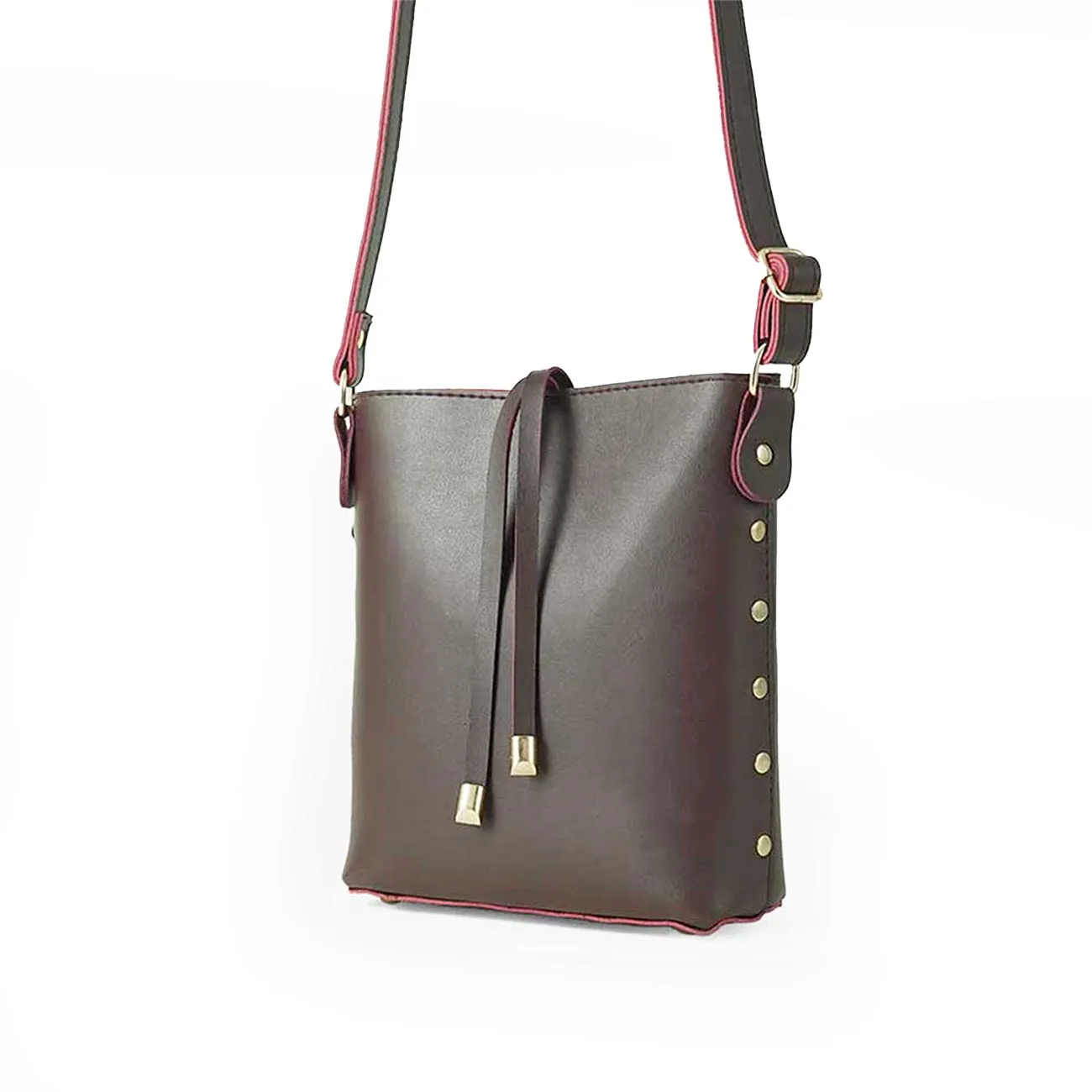 Dotted Bag Maroon (CL)