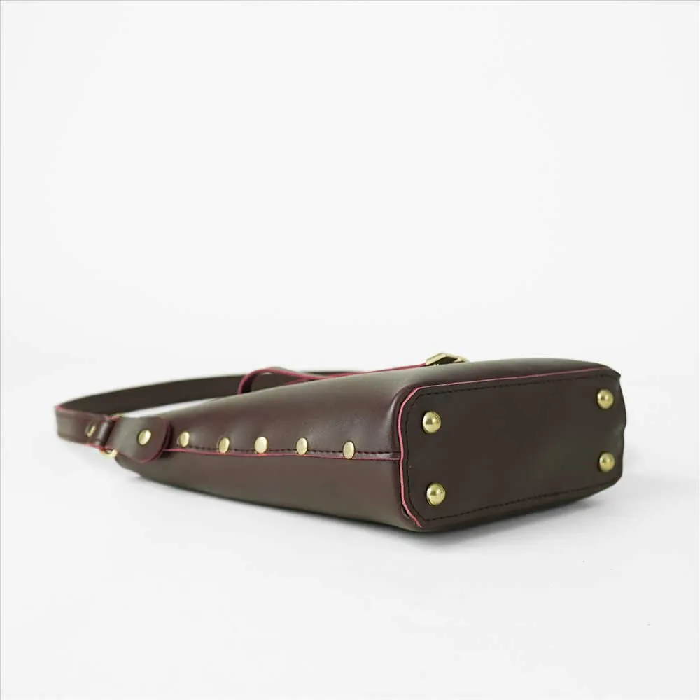 Dotted Bag Maroon (CL)