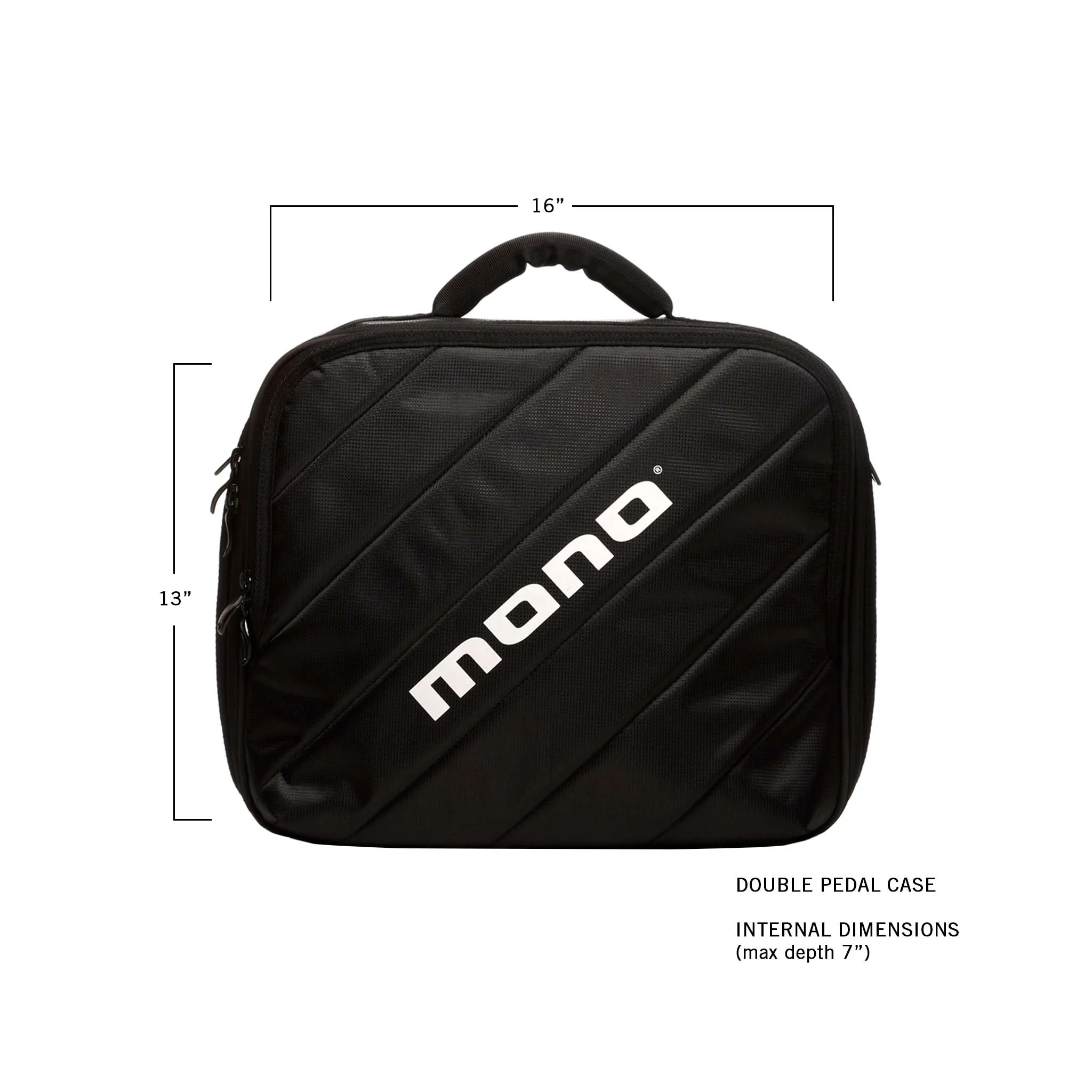 Double Pedal Case, Black