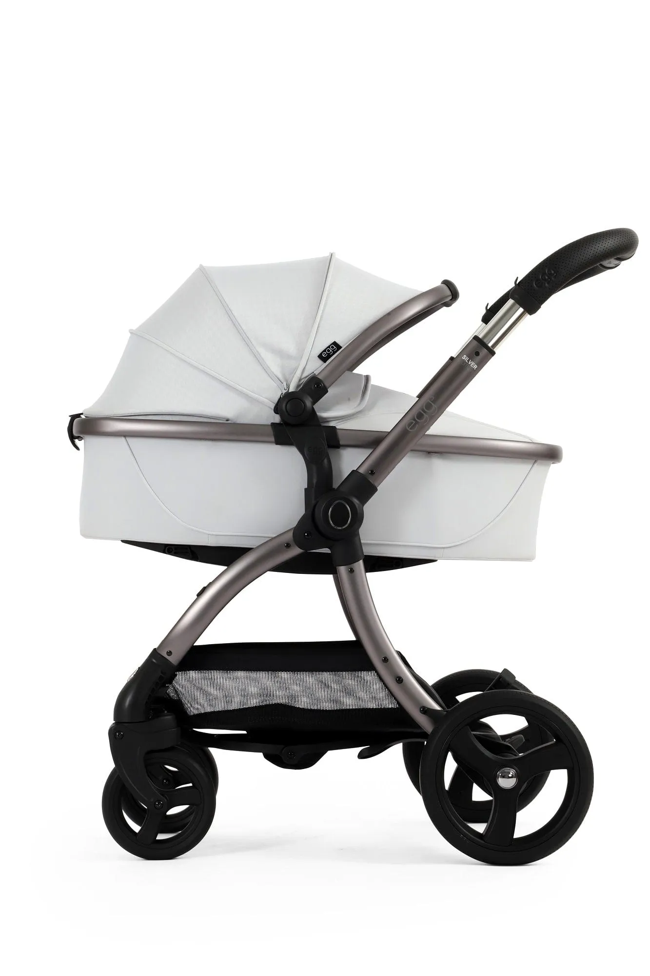 Egg 3 Luxury Shell i-Size Travel System - Houndstooth Silver
