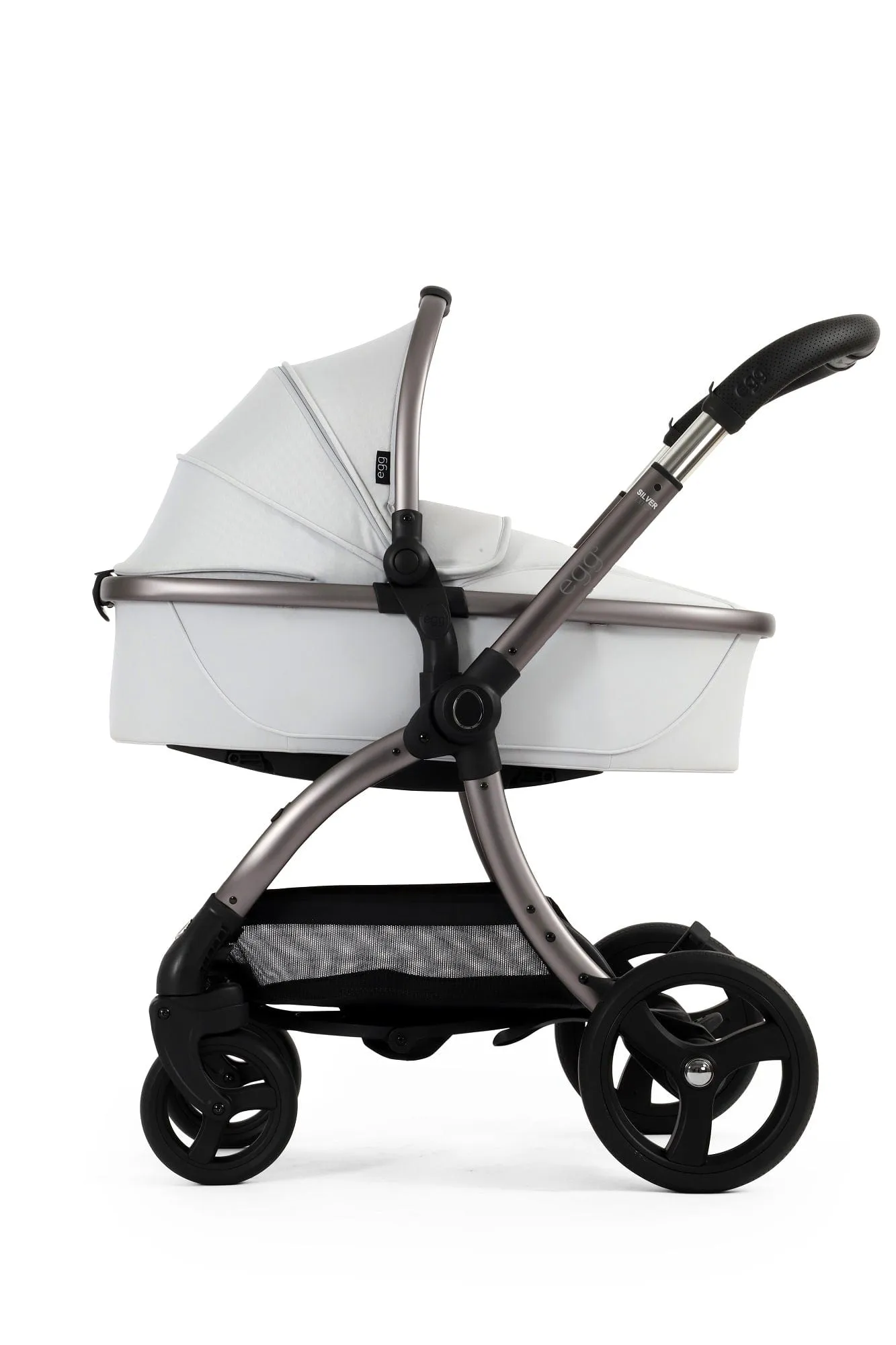 Egg 3 Luxury Shell i-Size Travel System - Houndstooth Silver