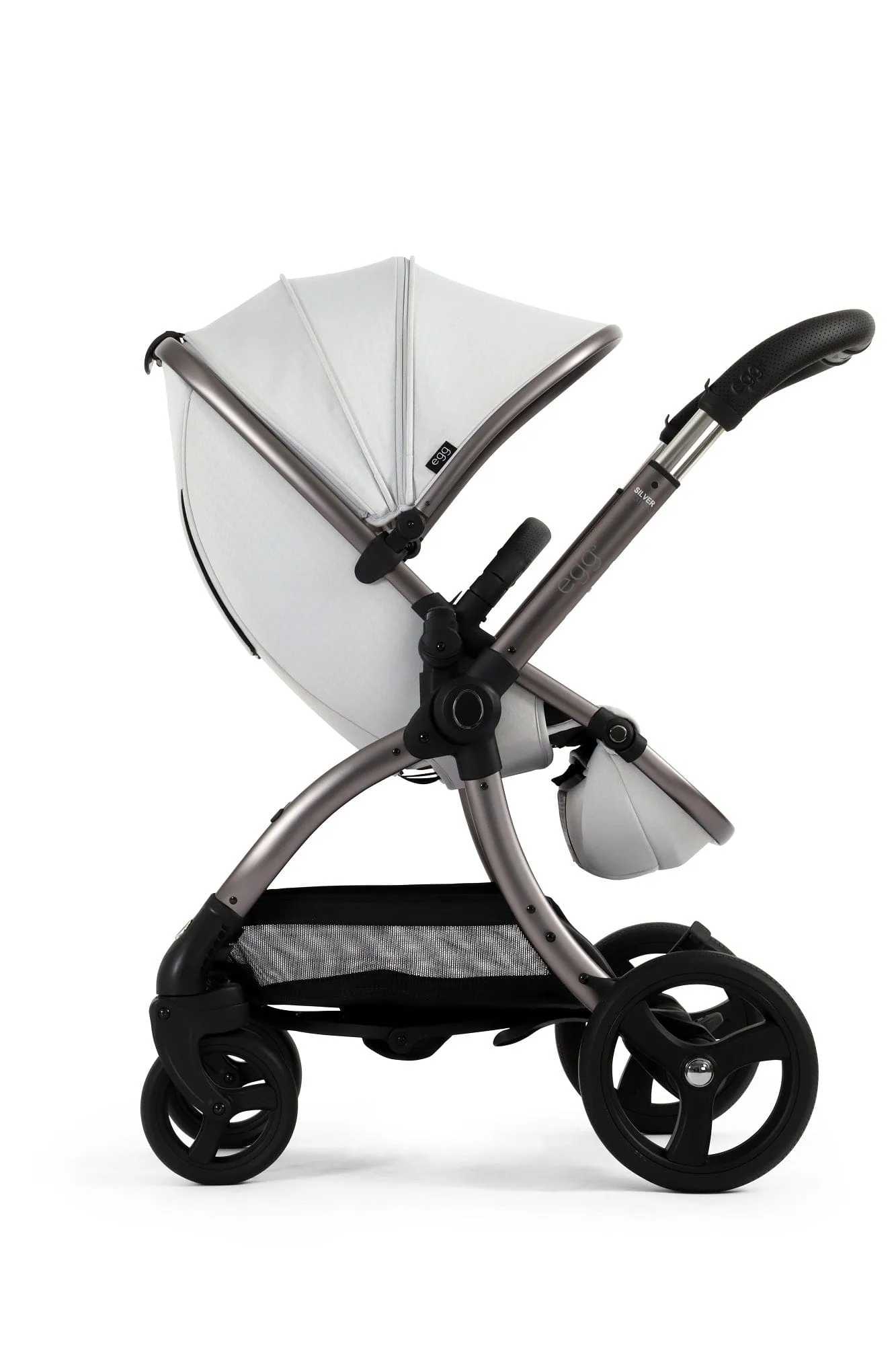 Egg 3 Luxury Shell i-Size Travel System - Houndstooth Silver
