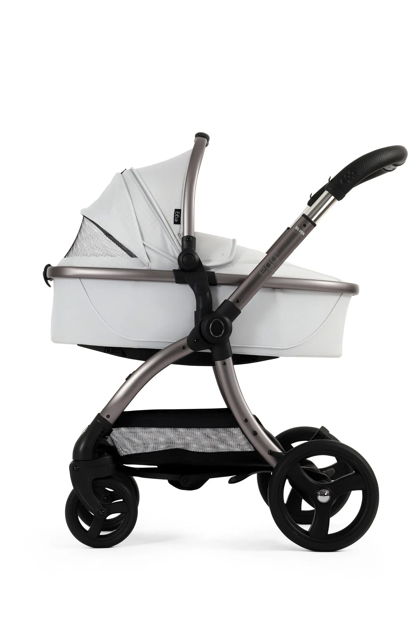 Egg 3 Luxury Shell i-Size Travel System - Houndstooth Silver