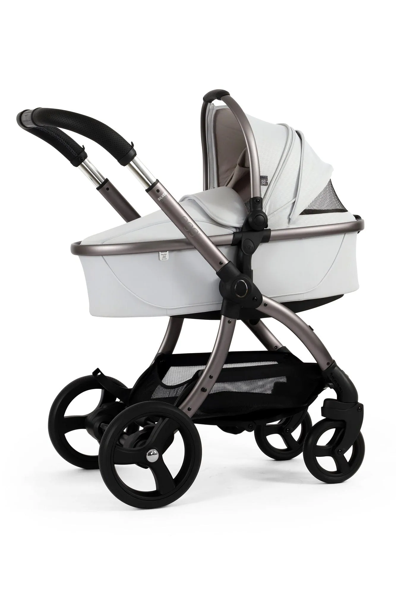 Egg 3 Luxury Shell i-Size Travel System - Houndstooth Silver