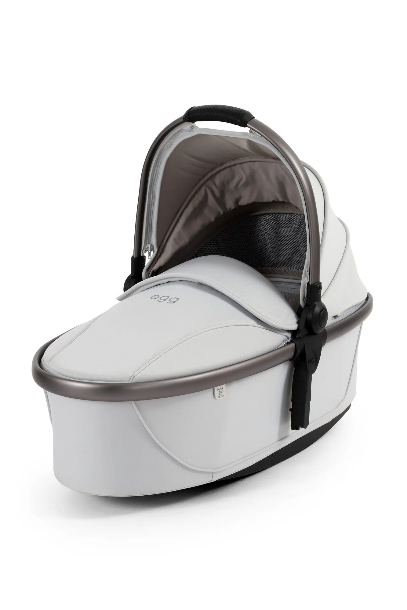 Egg 3 Luxury Shell i-Size Travel System - Houndstooth Silver