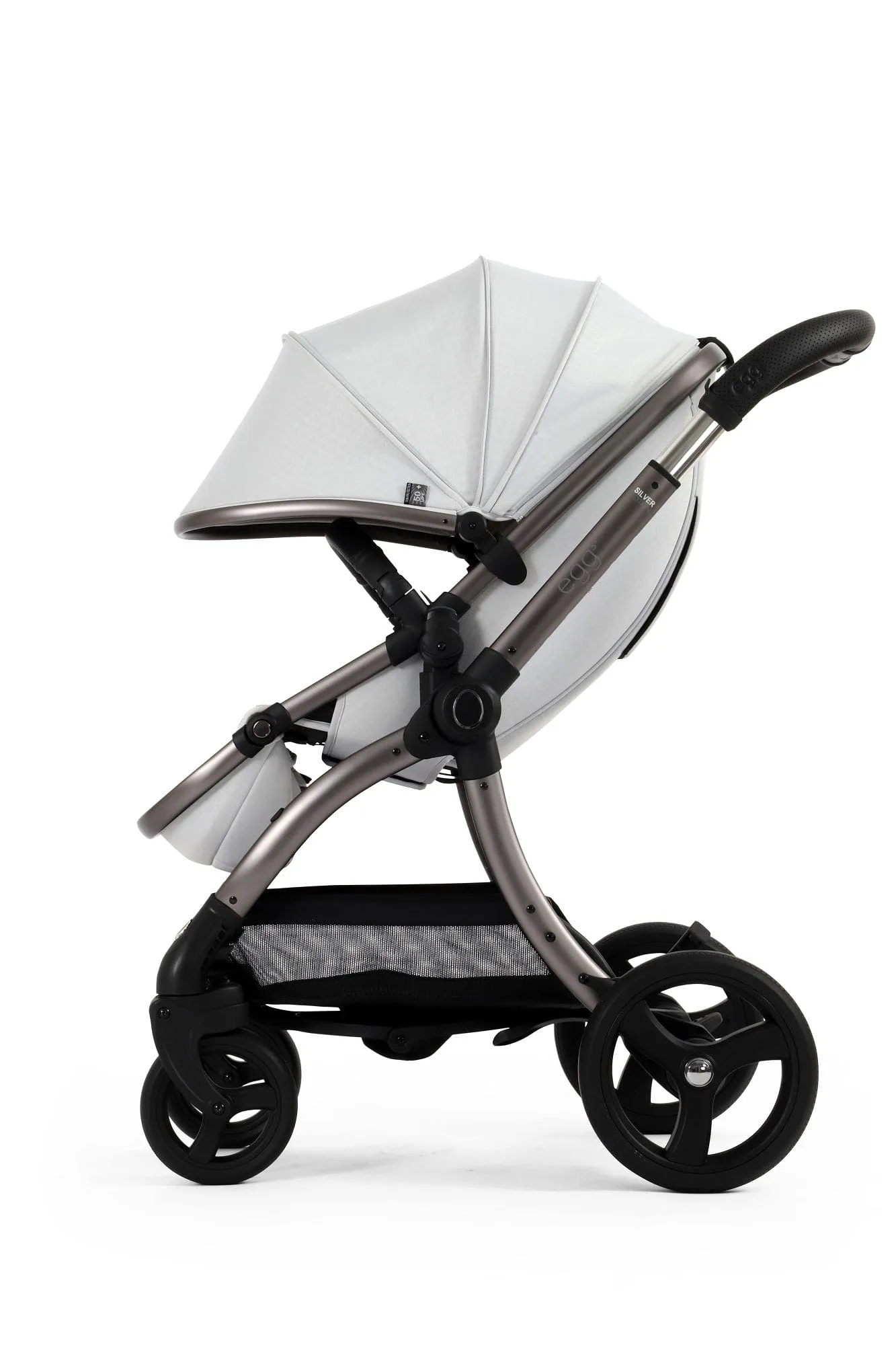Egg 3 Luxury Shell i-Size Travel System - Houndstooth Silver