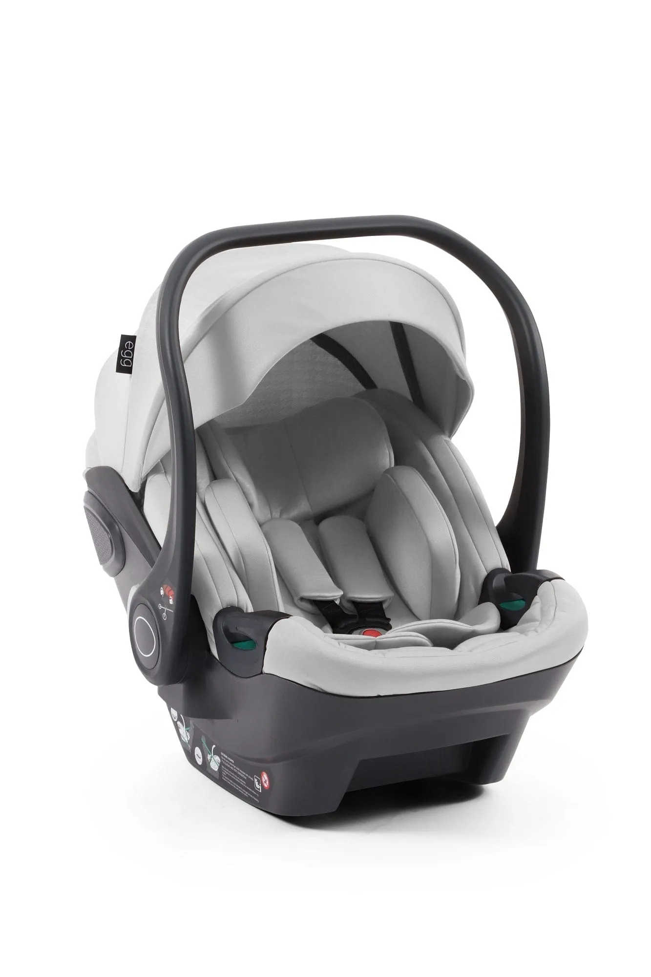 Egg 3 Shell i-Size Car Seat - Houndstooth Silver