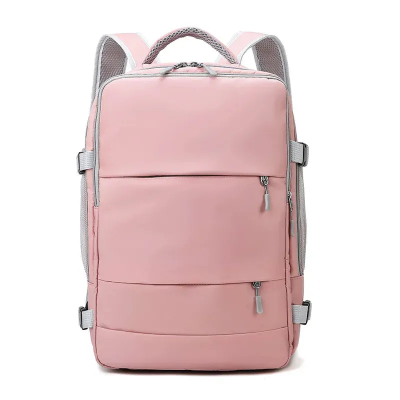 Elegance® Nomad Backpack - Women Travel Backpack Large Capacity Waterproof Anti-Theft Casual Daypack Bag with Luggage Strap & USB Charging Port Backpacks