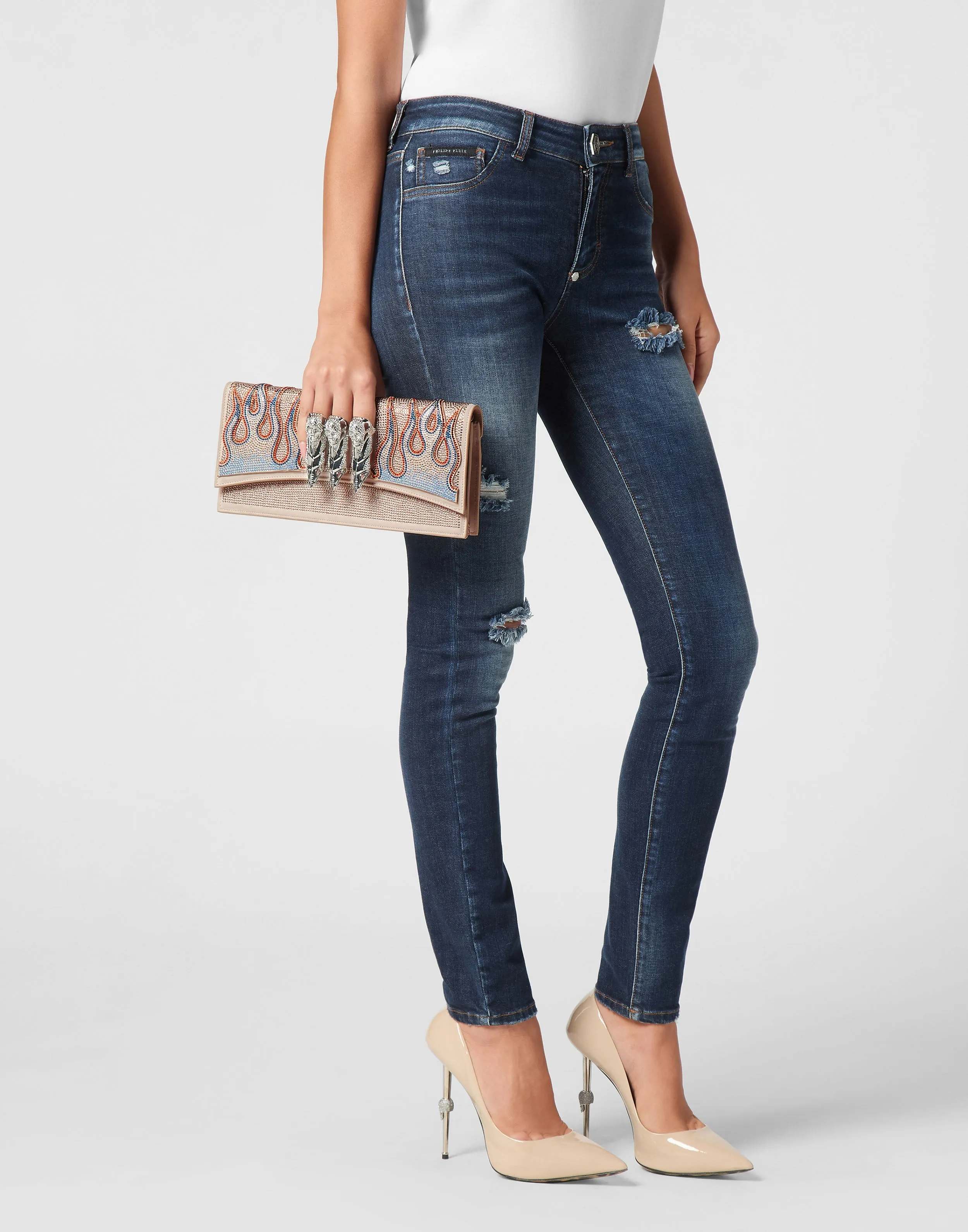 Embellished Baguette Bag Eagle