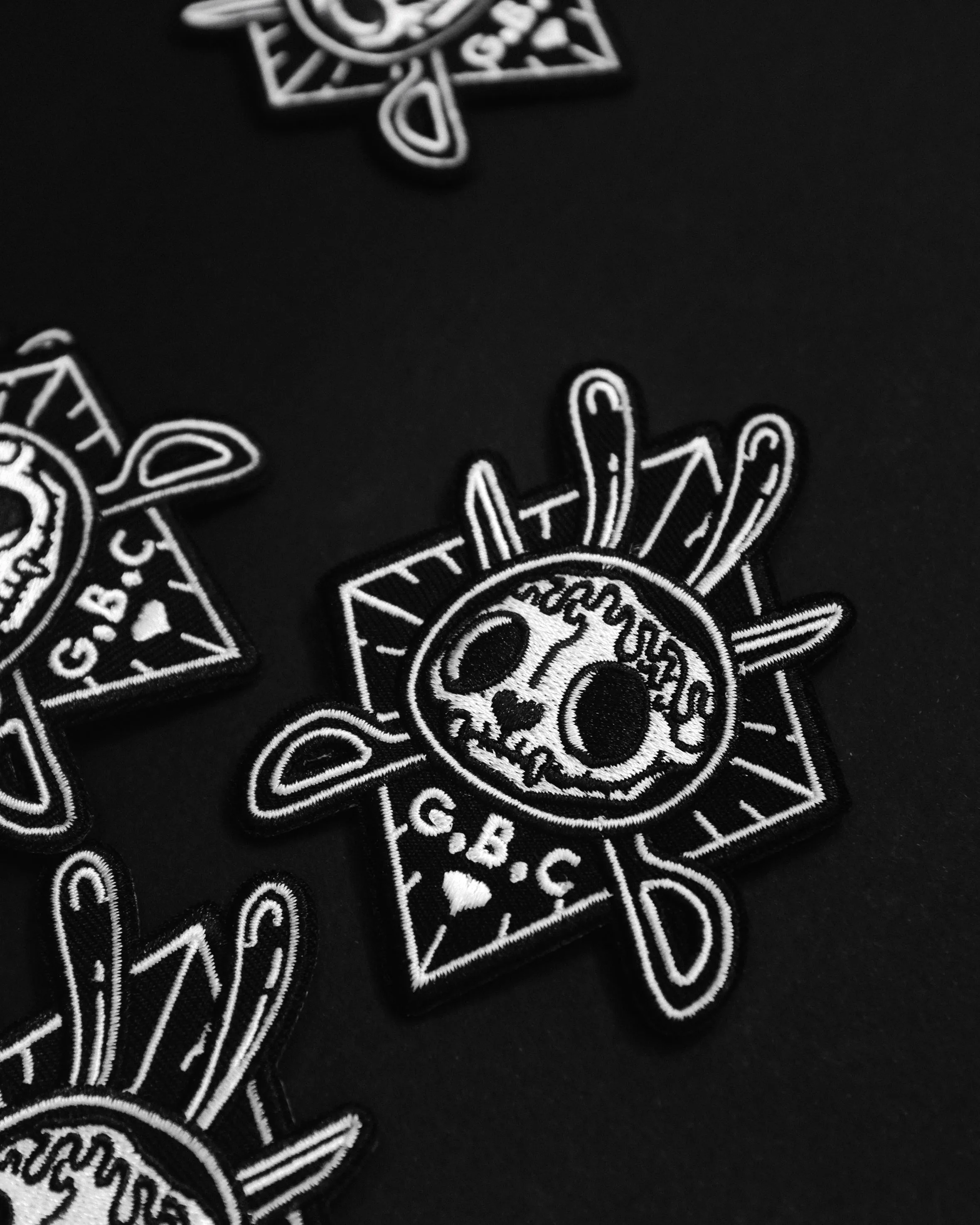 Empty Shell Embroidered Patch