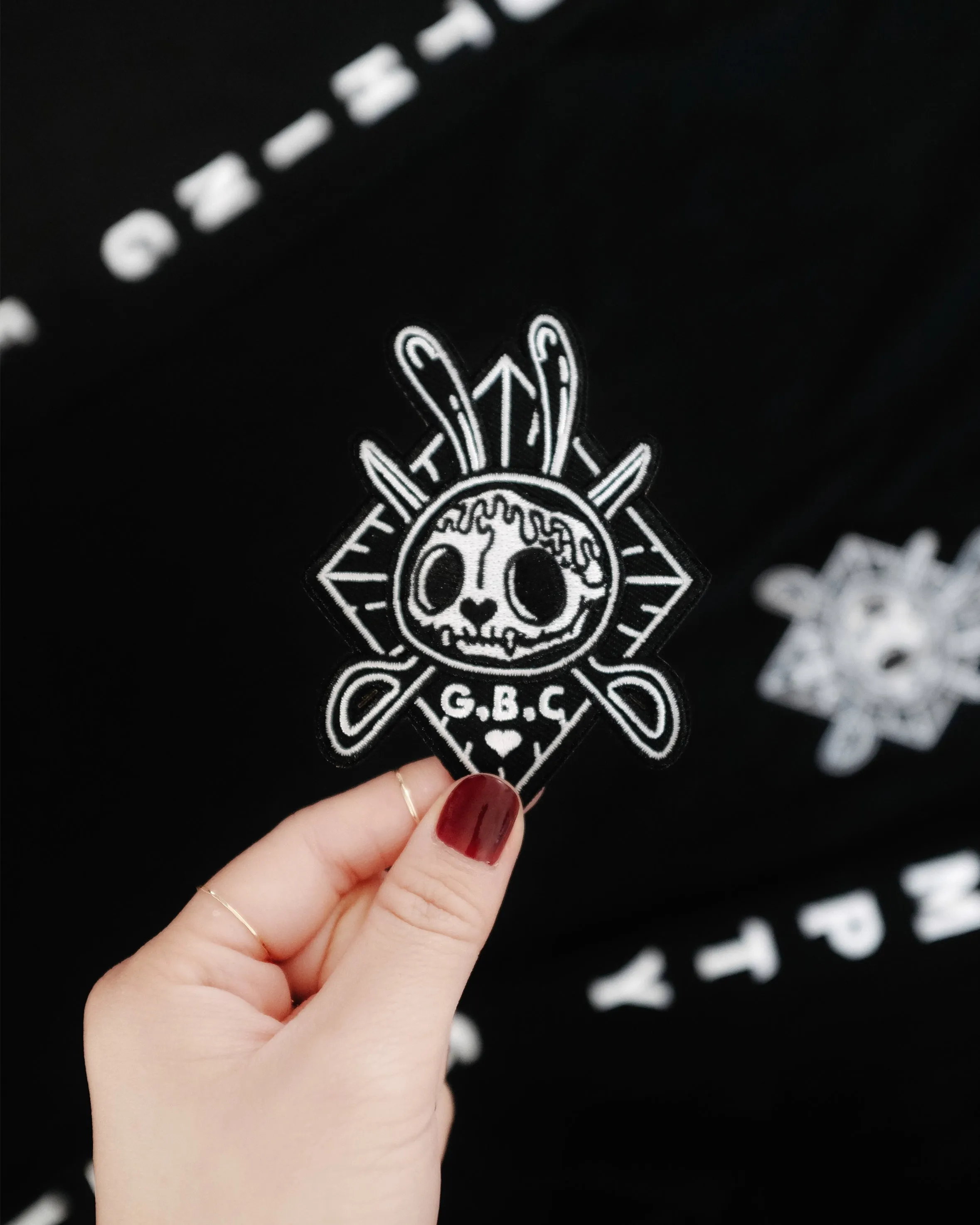 Empty Shell Embroidered Patch