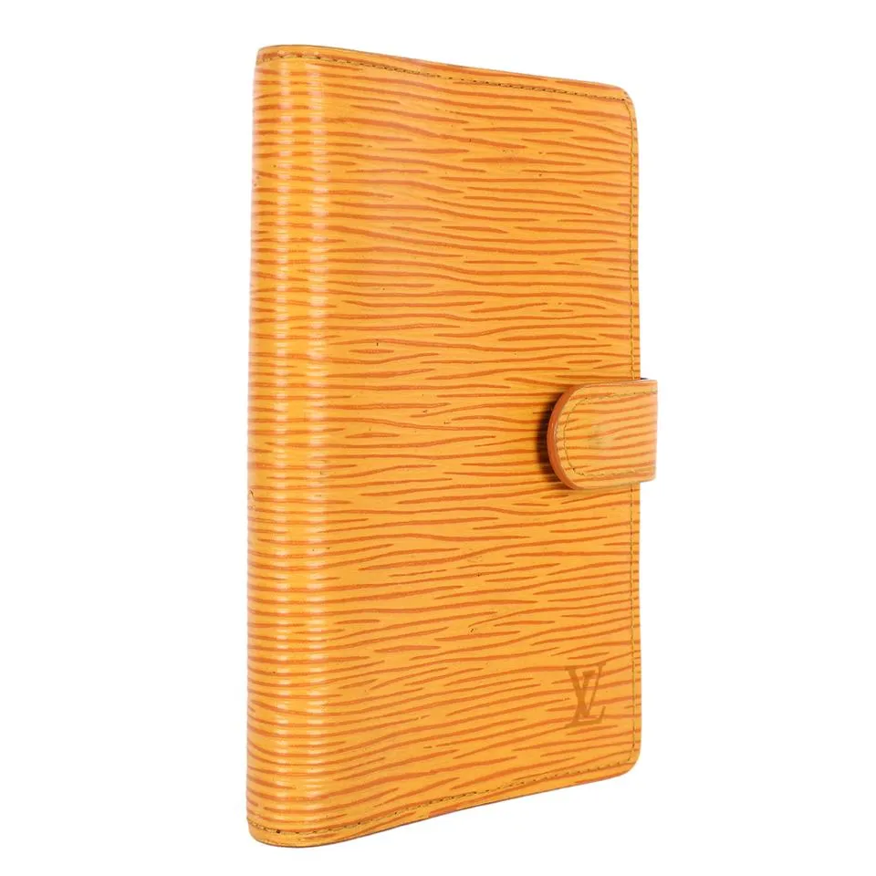 Epi Leather Pocket Agenda Wallet