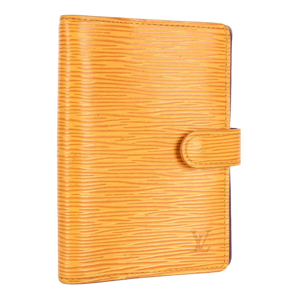 Epi Leather Pocket Agenda Wallet