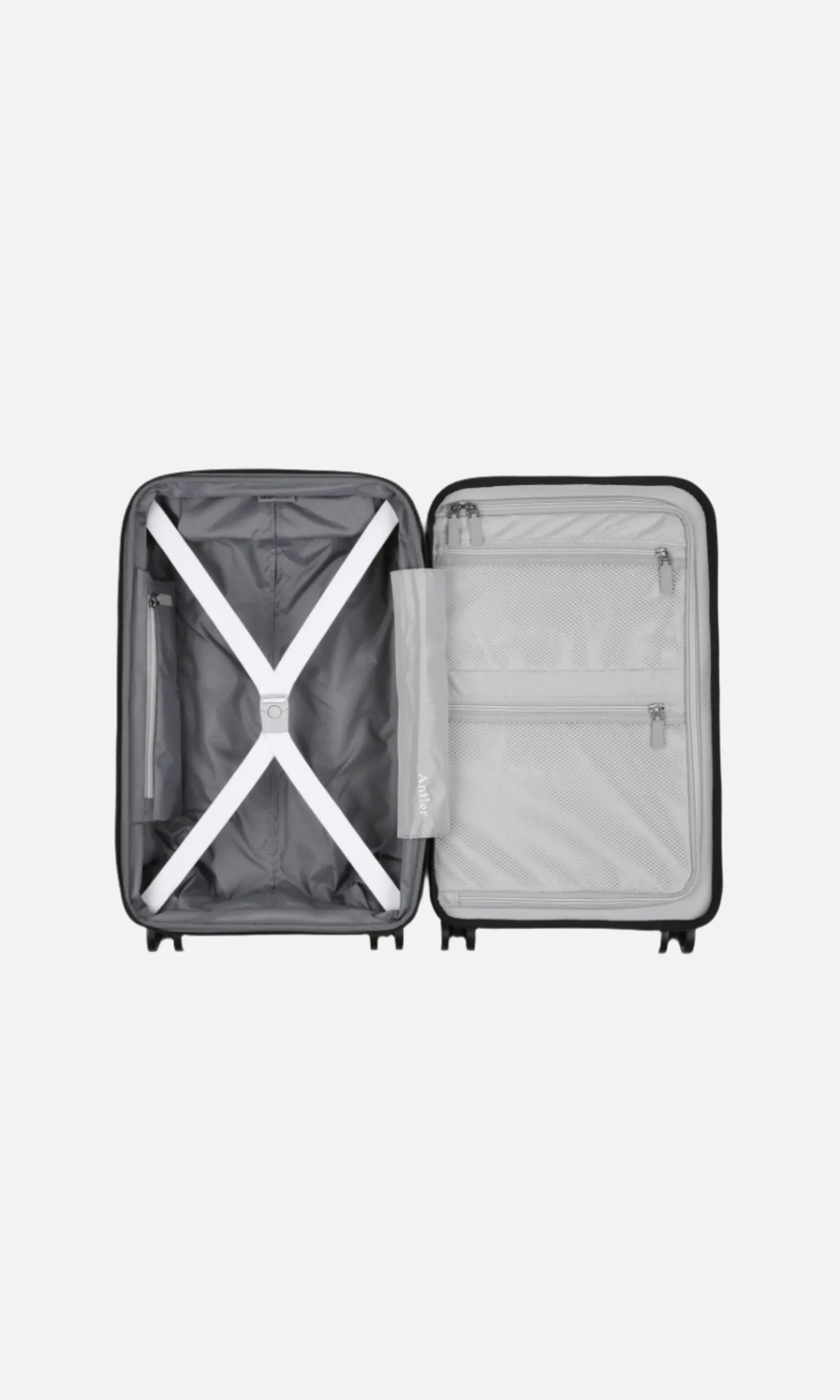 Expandable Carry-on Luggage in White - Lincoln