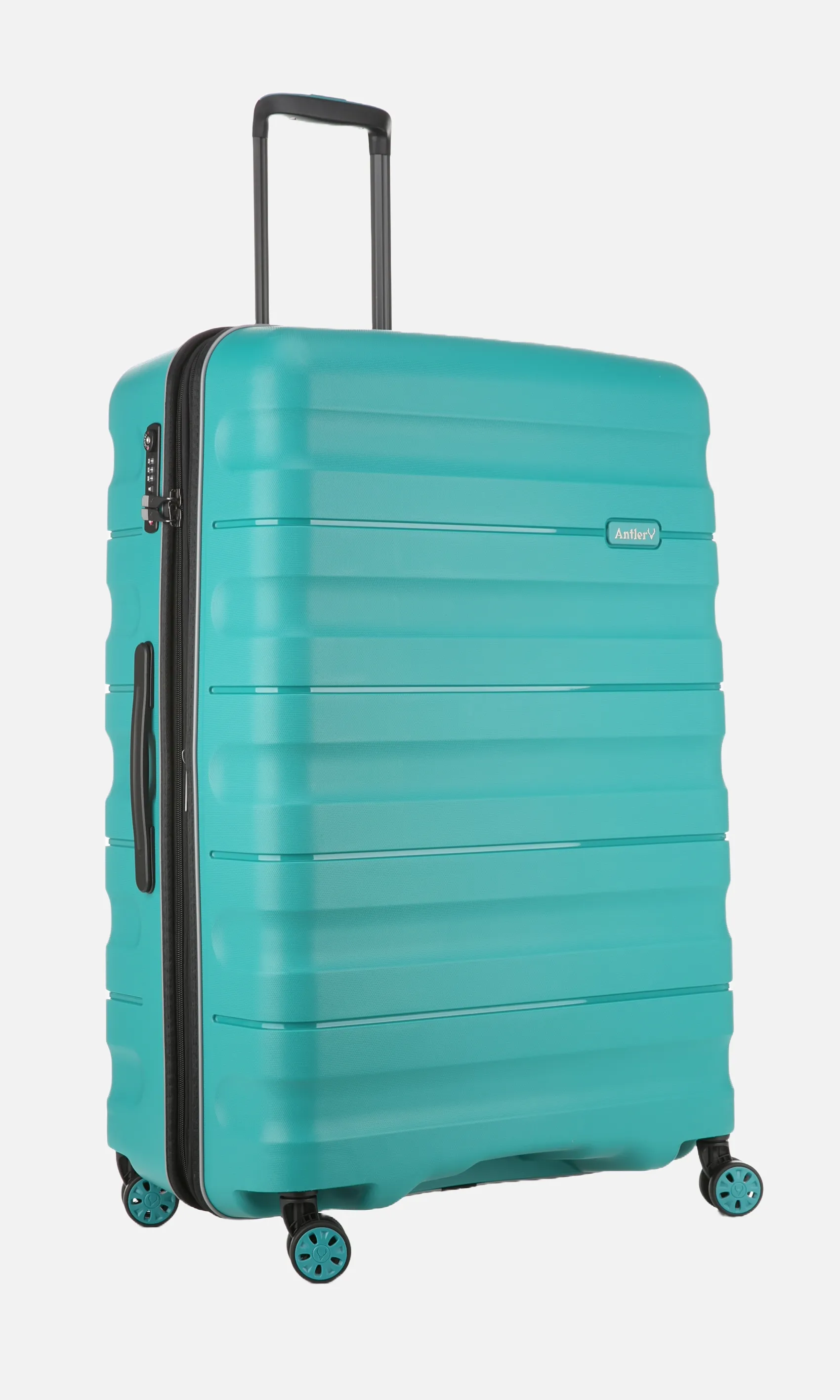 Expandable Carry-on Luggage Set in Teal - Lincoln