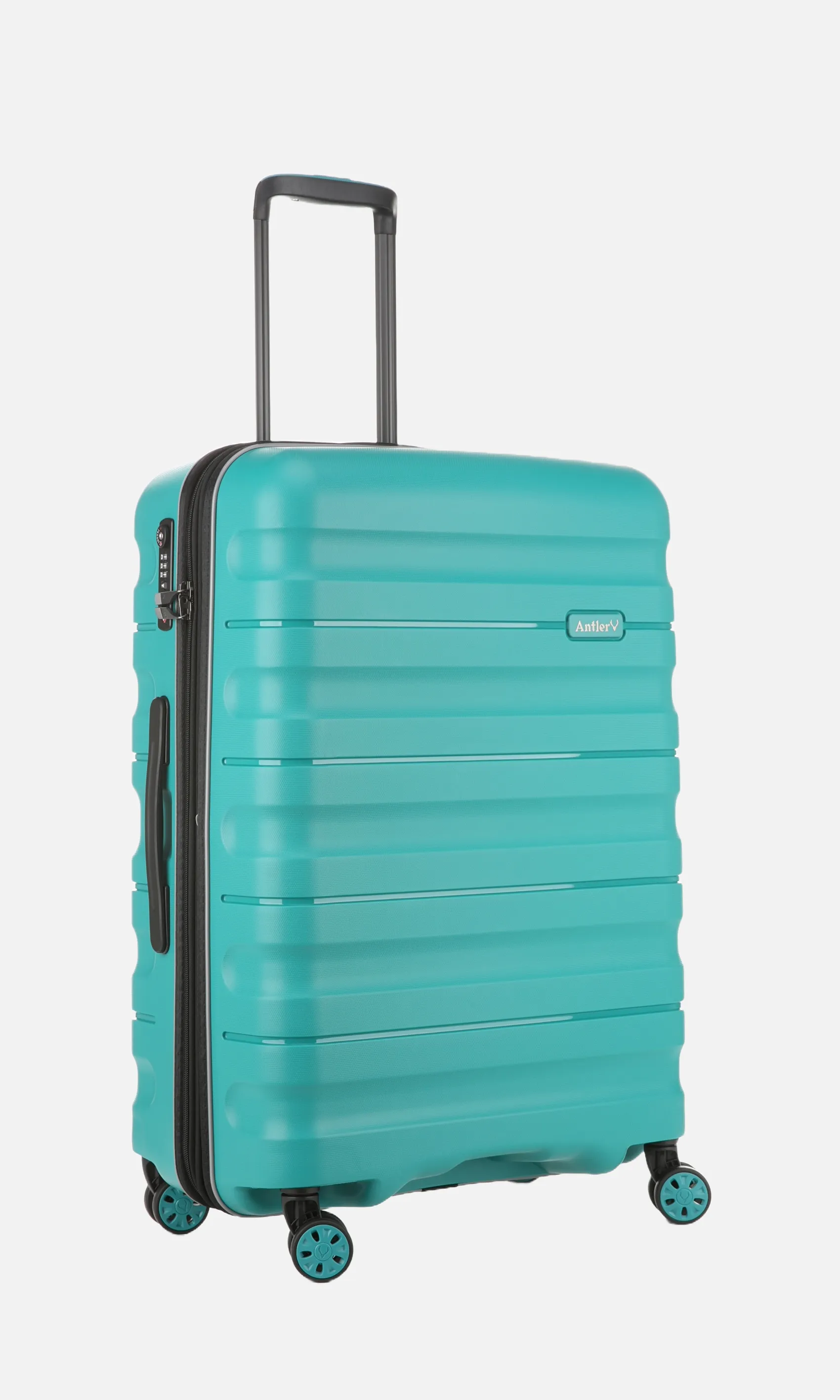 Expandable Carry-on Luggage Set in Teal - Lincoln