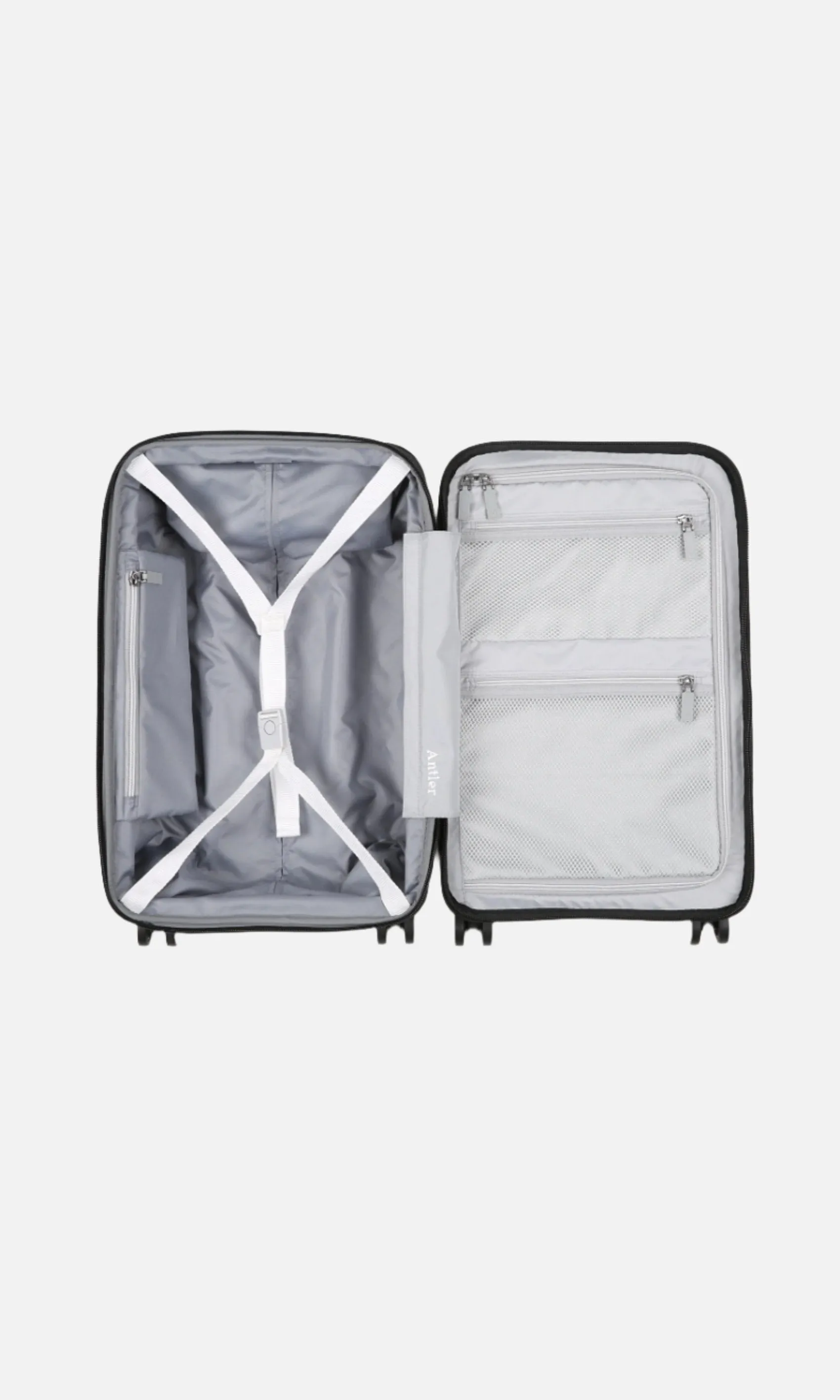 Expandable Carry-on Luggage Set in White - Lincoln