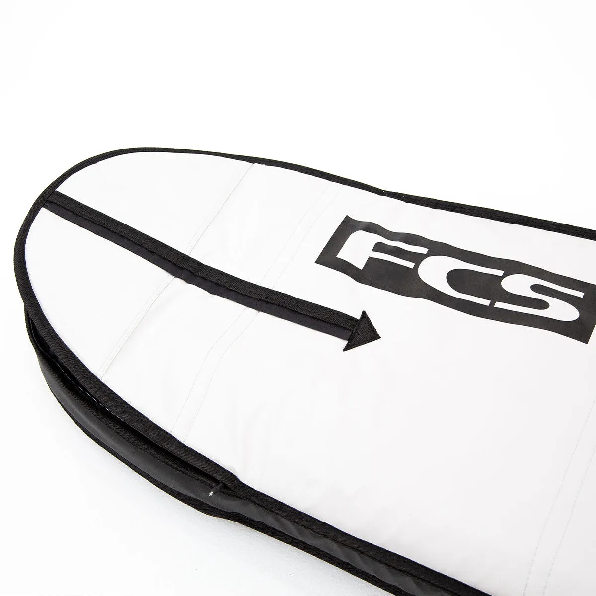 FCS TRAVEL 2 FUNBOARD COVER 6'7" - BLACK/GREY