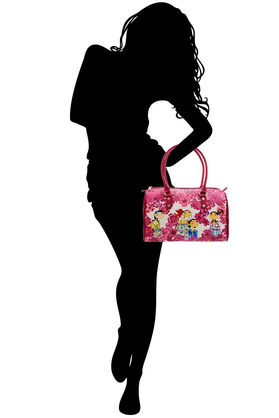 FLORENTINA Large Magenta Bag