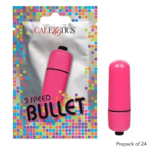 Foil Pack 3-Speed Bullet - Pink (Prepack of 24)