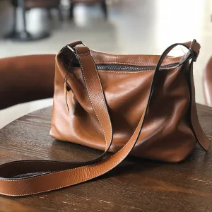 Full Grain Leather Crossbody Bag Leather Shoulder Bag For Women Gift For Women