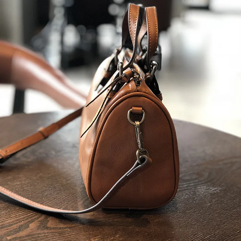 Full Grain Leather Handbag Leather Crossbody Bag Women Leather Shoulder Bag