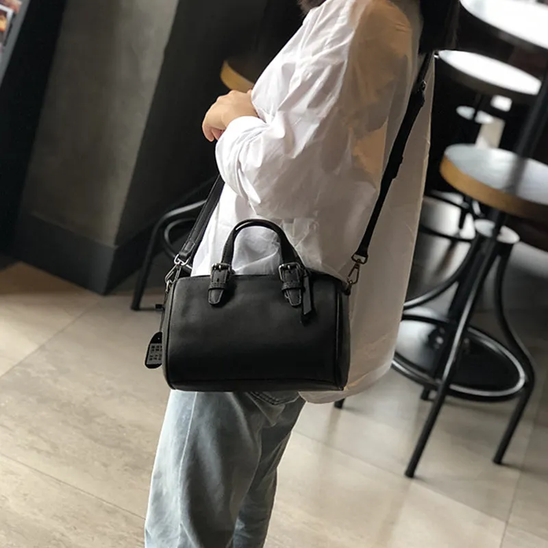 Full Grain Leather Handbag Leather Crossbody Bag Women Leather Shoulder Bag