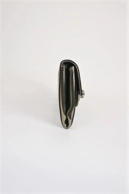 Givenchy Flap Clutch Bronze Metallic Leather Evening Bag