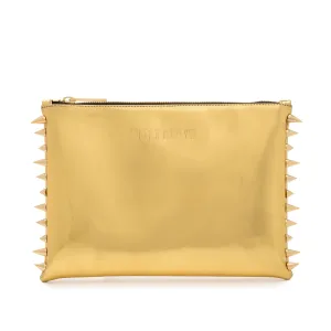 GOLD METAL CLUTCH BAG