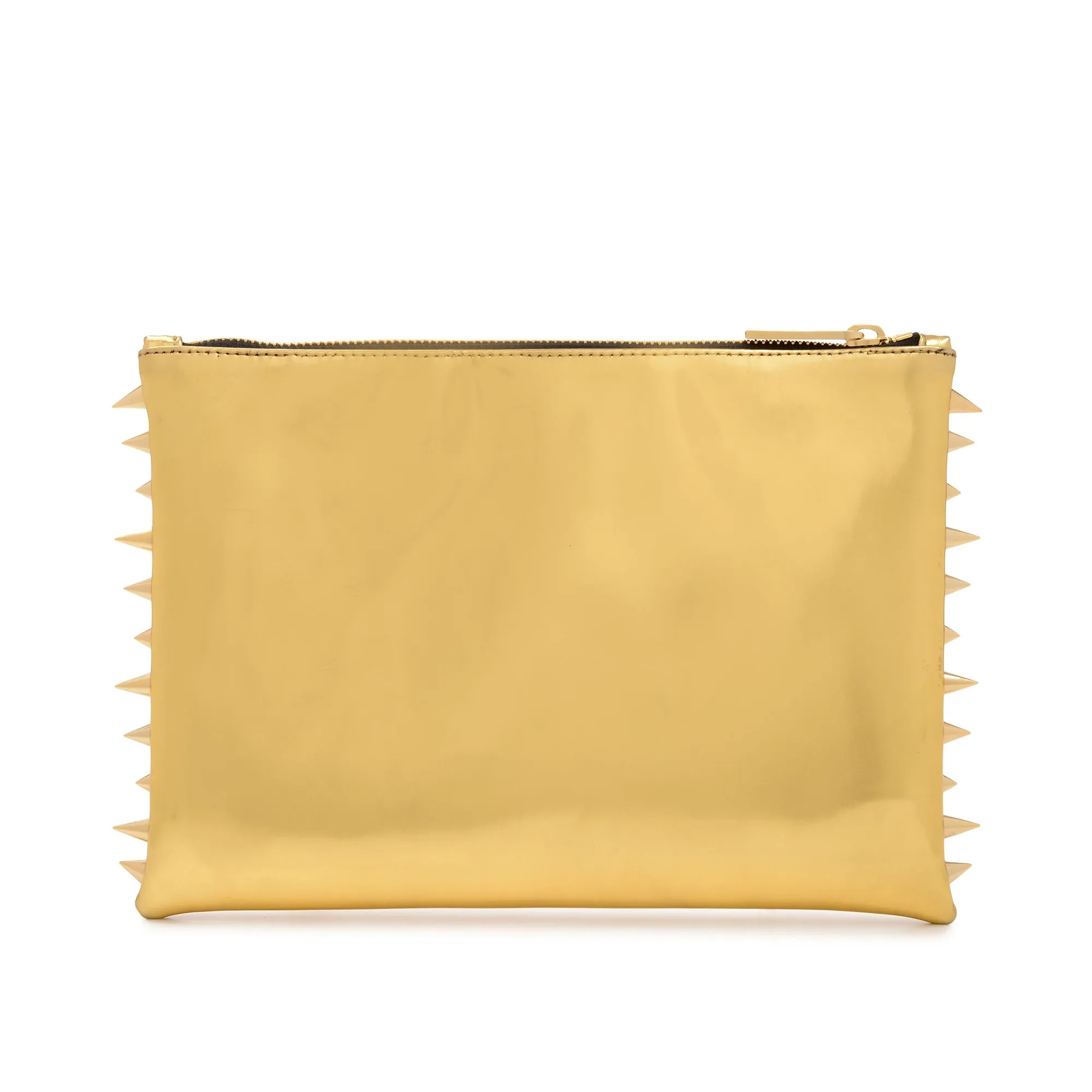 GOLD METAL CLUTCH BAG