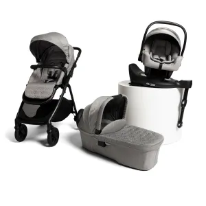 Graco Near2Me DLX Trio (Pushchair, Carrycot, Snuglite & Snugturn) in Ash/Black