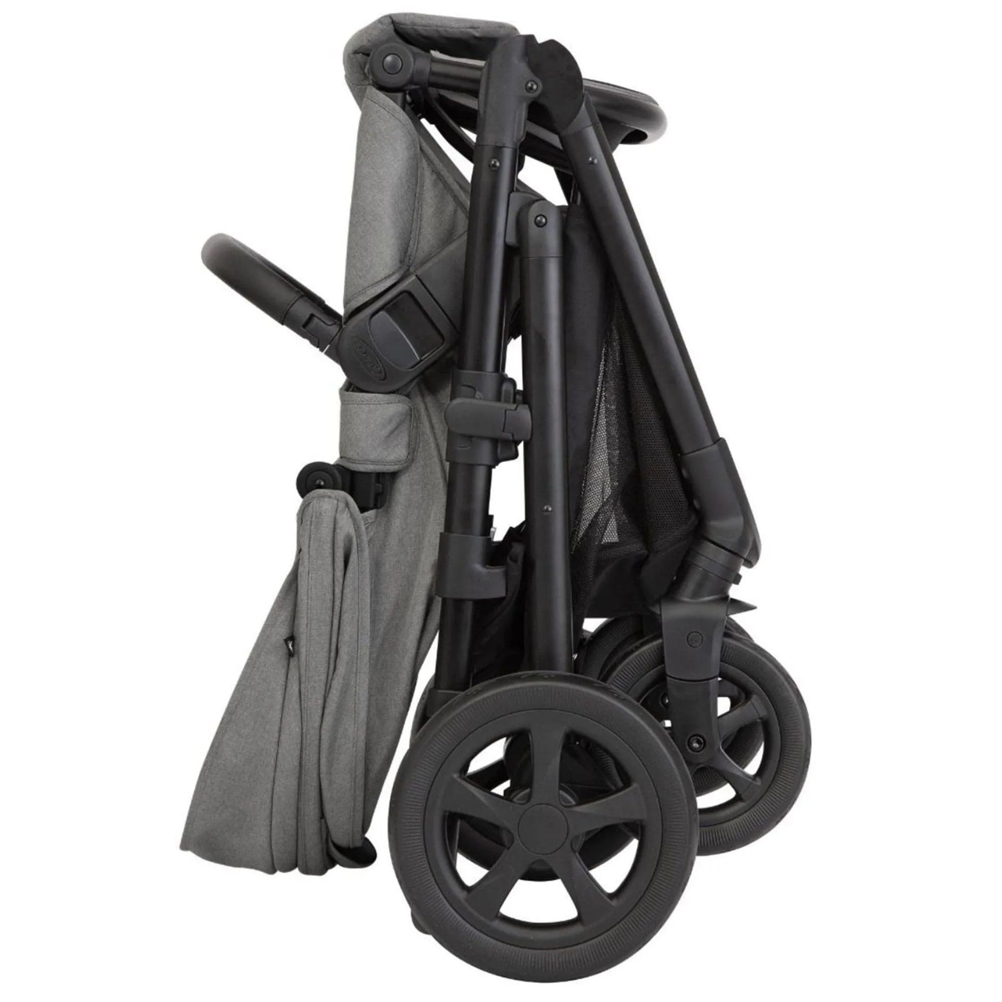 Graco Near2Me DLX Trio (Pushchair, Carrycot, Snuglite & Snugturn) in Ash/Black