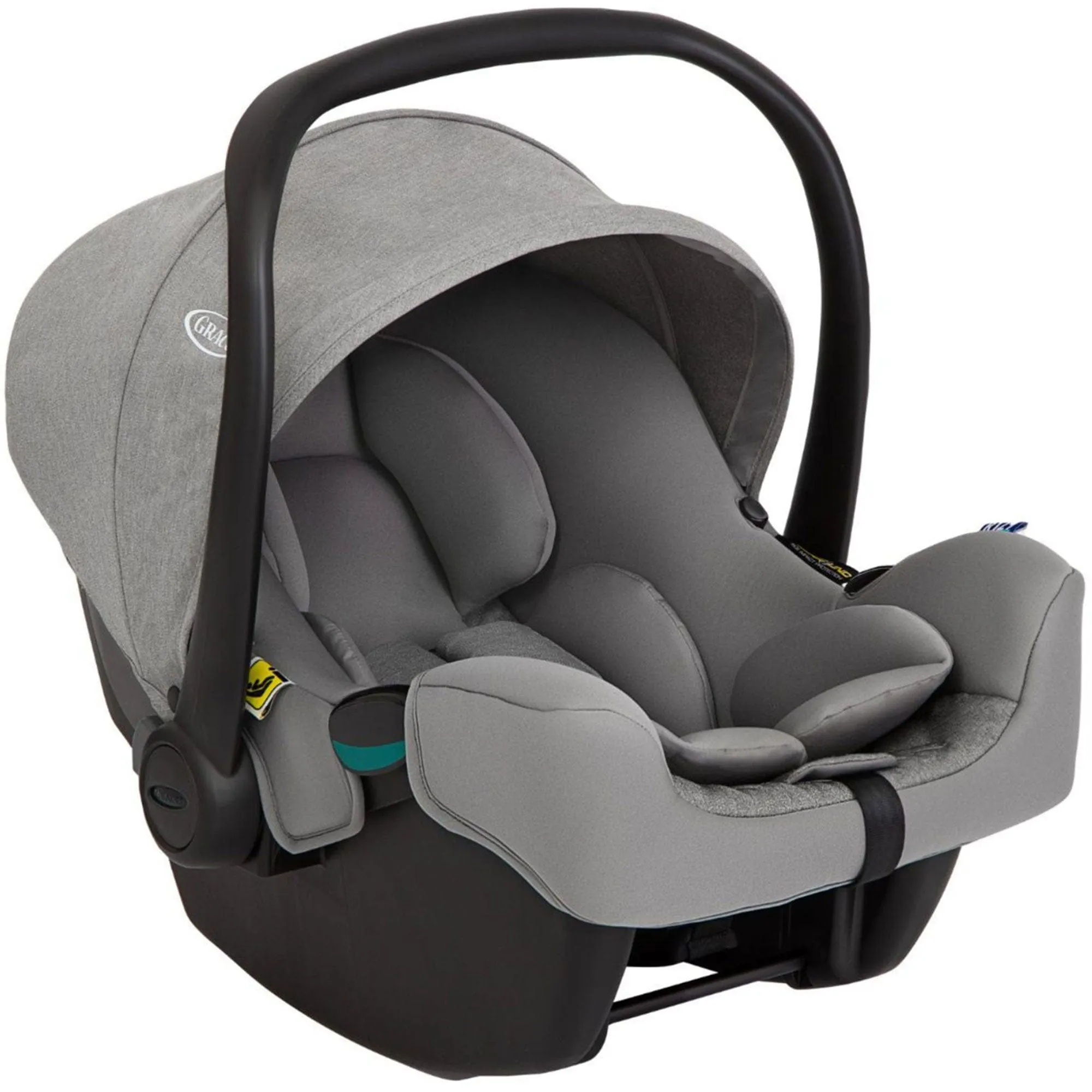 Graco Near2Me DLX Trio (Pushchair, Carrycot, Snuglite & Snugturn) in Ash/Black