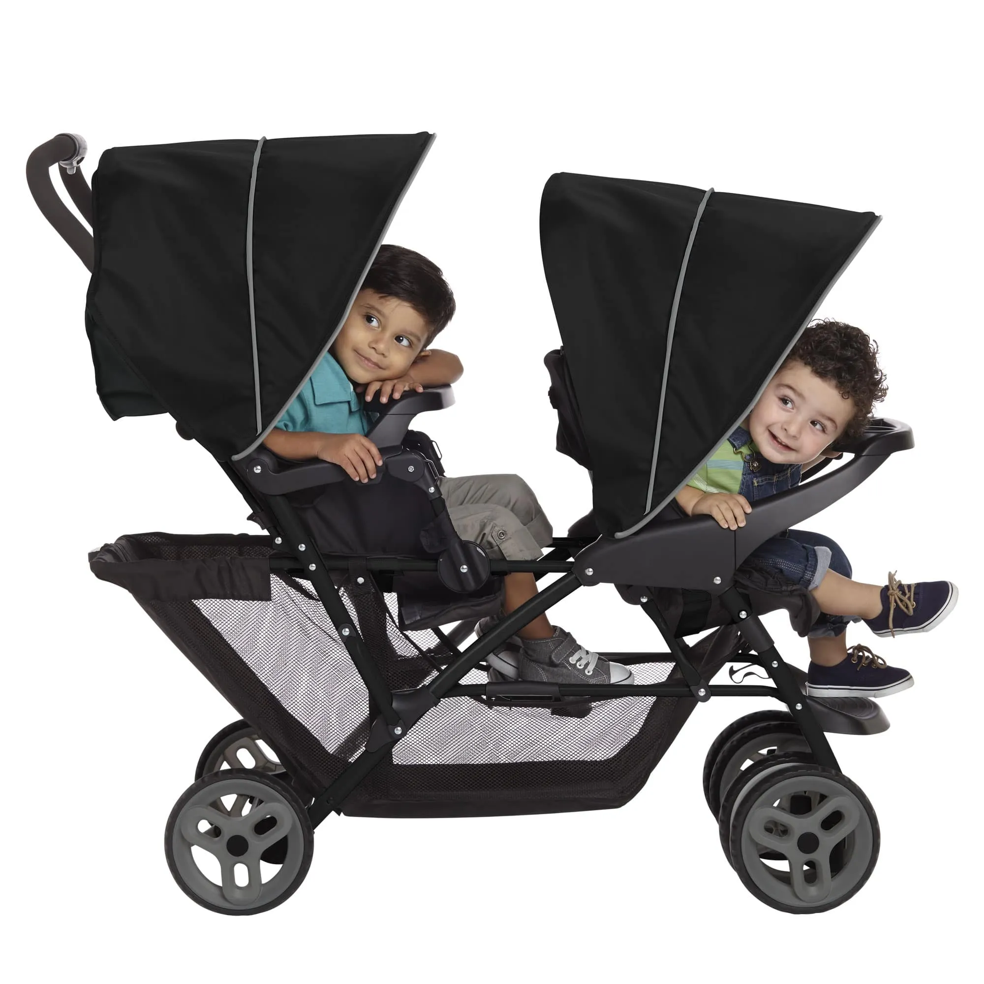 Graco Stadium Duo Tandem Stroller - Black/Grey