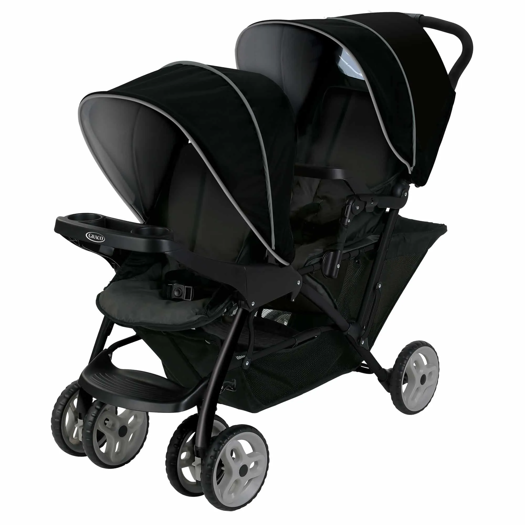 Graco Stadium Duo Tandem Stroller - Black/Grey