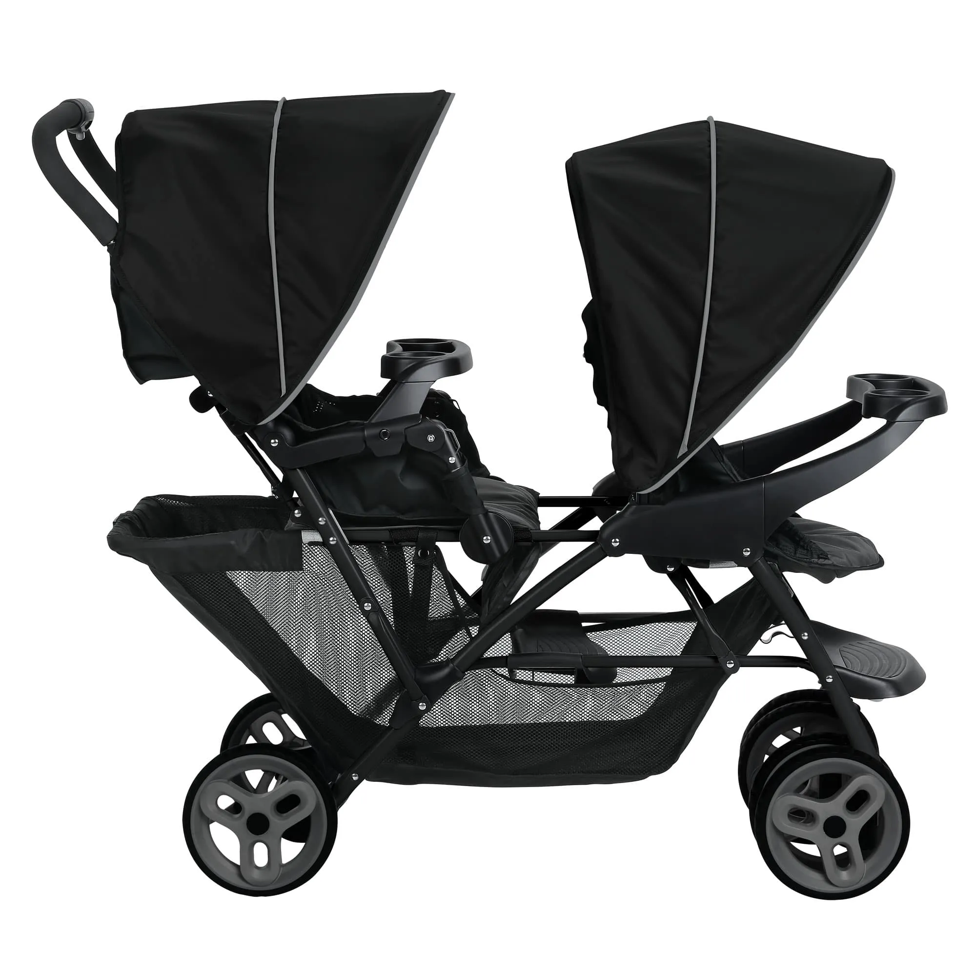 Graco Stadium Duo Tandem Stroller - Black/Grey